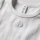 YOGA Aspire Ribbed Cropped Tank Top in White YOGA Aspire Ribbed Cropped Tank Top in White