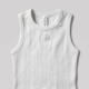 YOGA Aspire Ribbed Cropped Tank Top in White YOGA Aspire Ribbed Cropped Tank Top in White