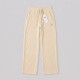 Ribbed Cropped Tank Top & Wide-Leg Drawstring Pants Two-Piece Set