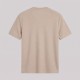 Beige Textured Ami de Coeur T-Shirt 
