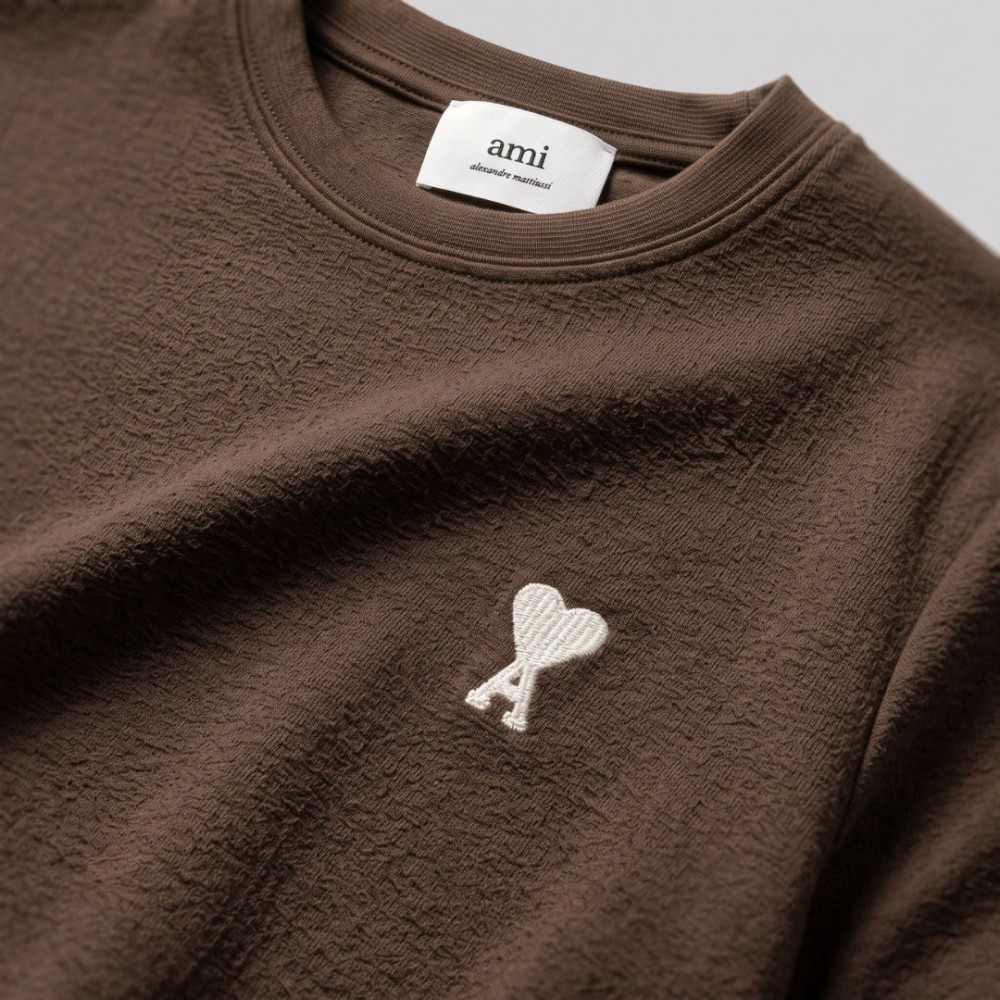Heart Monogram T-Shirt in Brown Heart Monogram T-Shirt in Brown