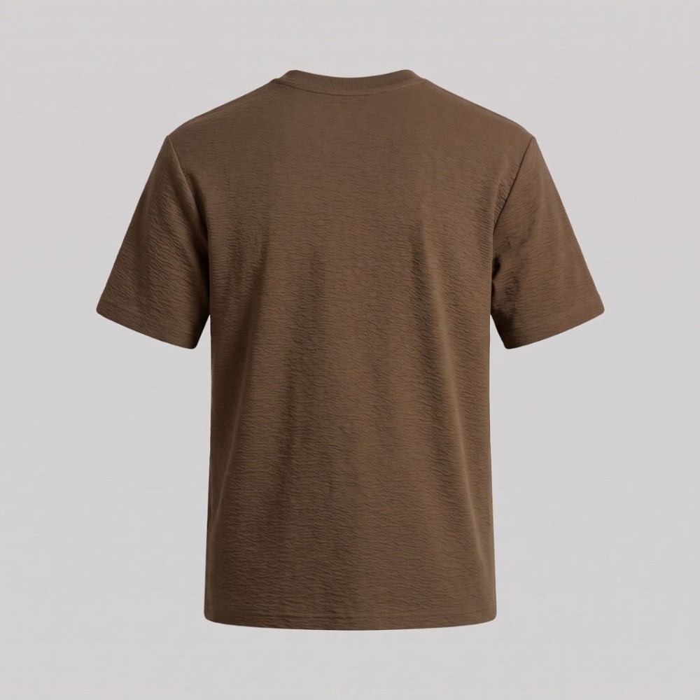 Heart Monogram T-Shirt in Brown Heart Monogram T-Shirt in Brown