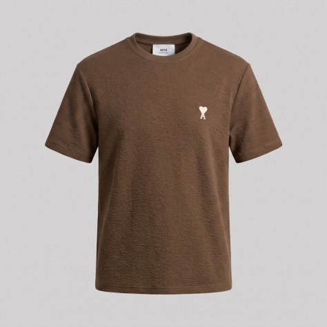 Heart Monogram T-Shirt in Brown