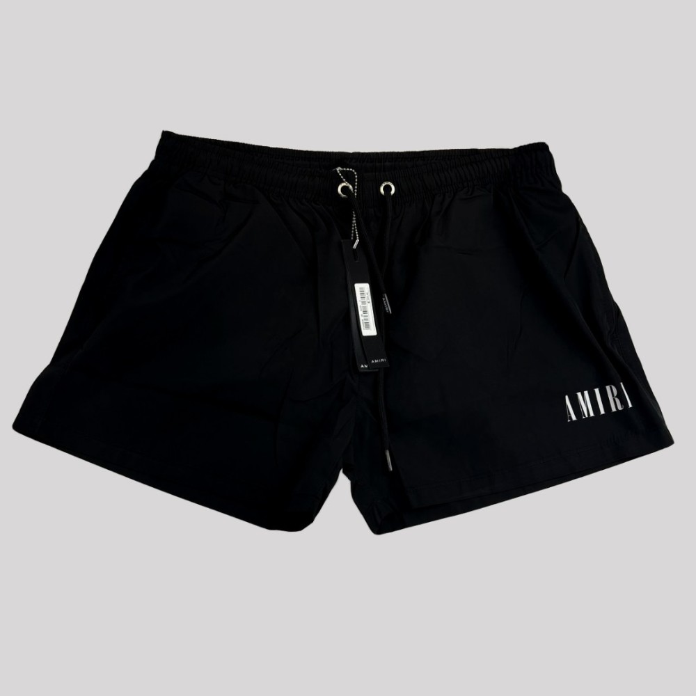 Core Logo Swim Trunks Black Core Logo Swim Trunks Black