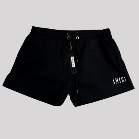 Core Logo Swim Trunks Black Core Logo Swim Trunks Black