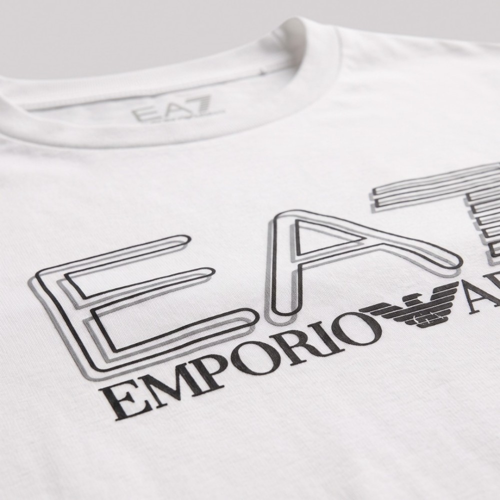 Class Wide Logo-Print Cotton T-Shirt White Class Wide Logo-Print Cotton T-Shirt White