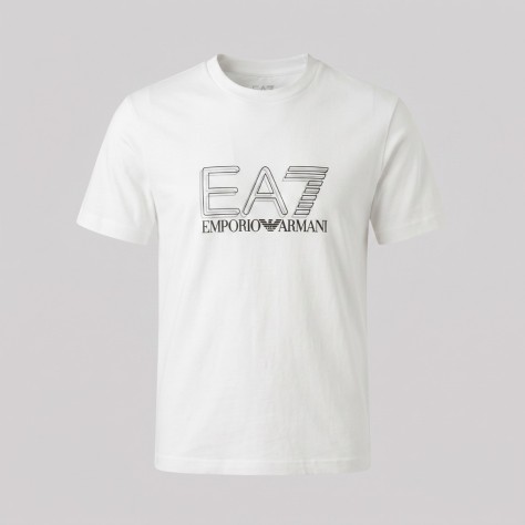 Class Wide Logo-Print Cotton T-Shirt White