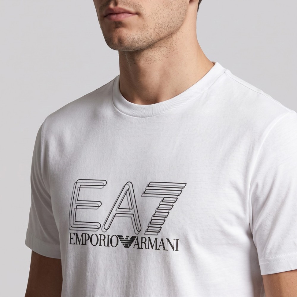 Class Wide Logo-Print Cotton T-Shirt White Class Wide Logo-Print Cotton T-Shirt White
