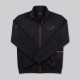 EA7 Signature Black Full-Zip Tracksuit Set