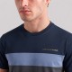 Athletic Colour Block Cotton Blend Crew Neck T-Shirt Athletic Colour Block Cotton Blend Crew Neck T-Shirt