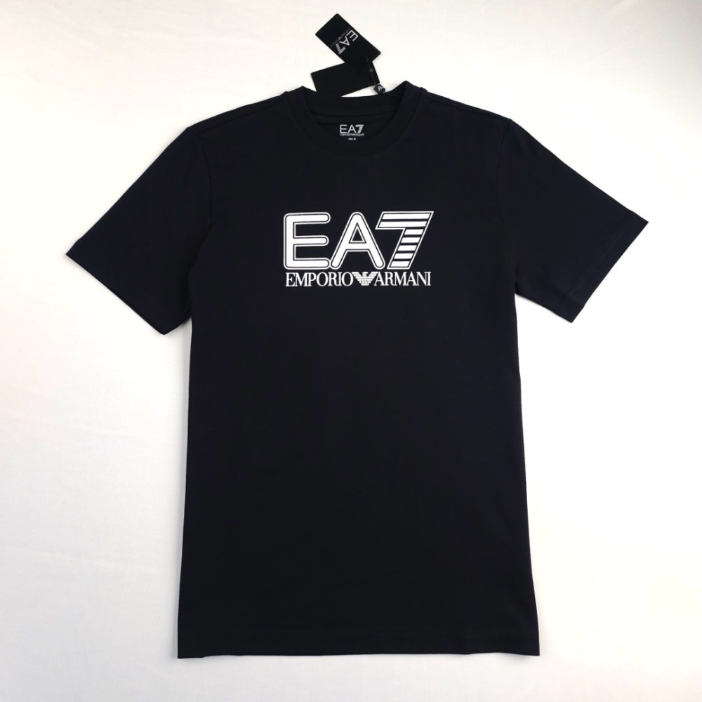 Logo-Printer Cotton T-shirt Black Logo-Printer Cotton T-shirt Black