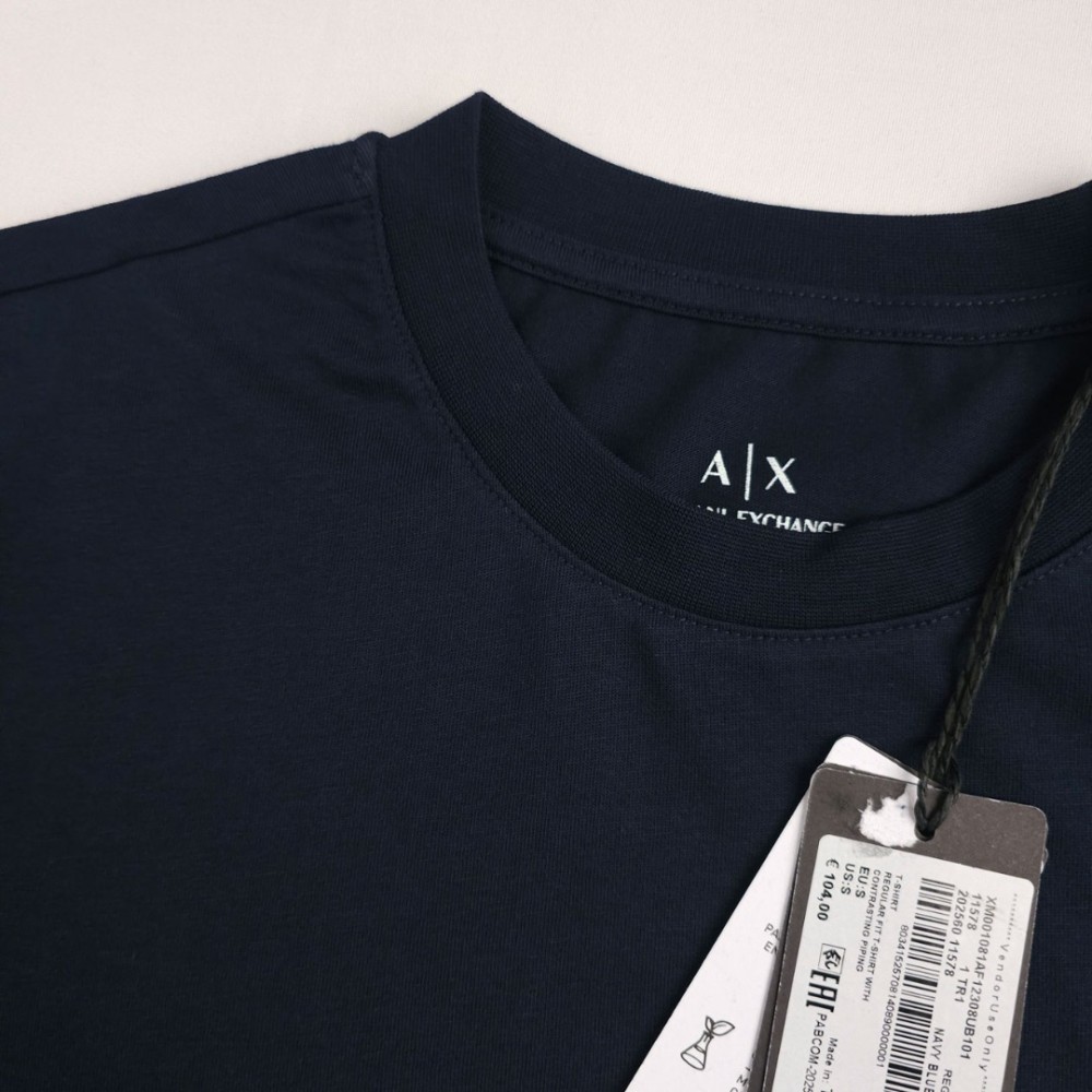 Exchange Short Sleeve Logo Navy T-Shirt