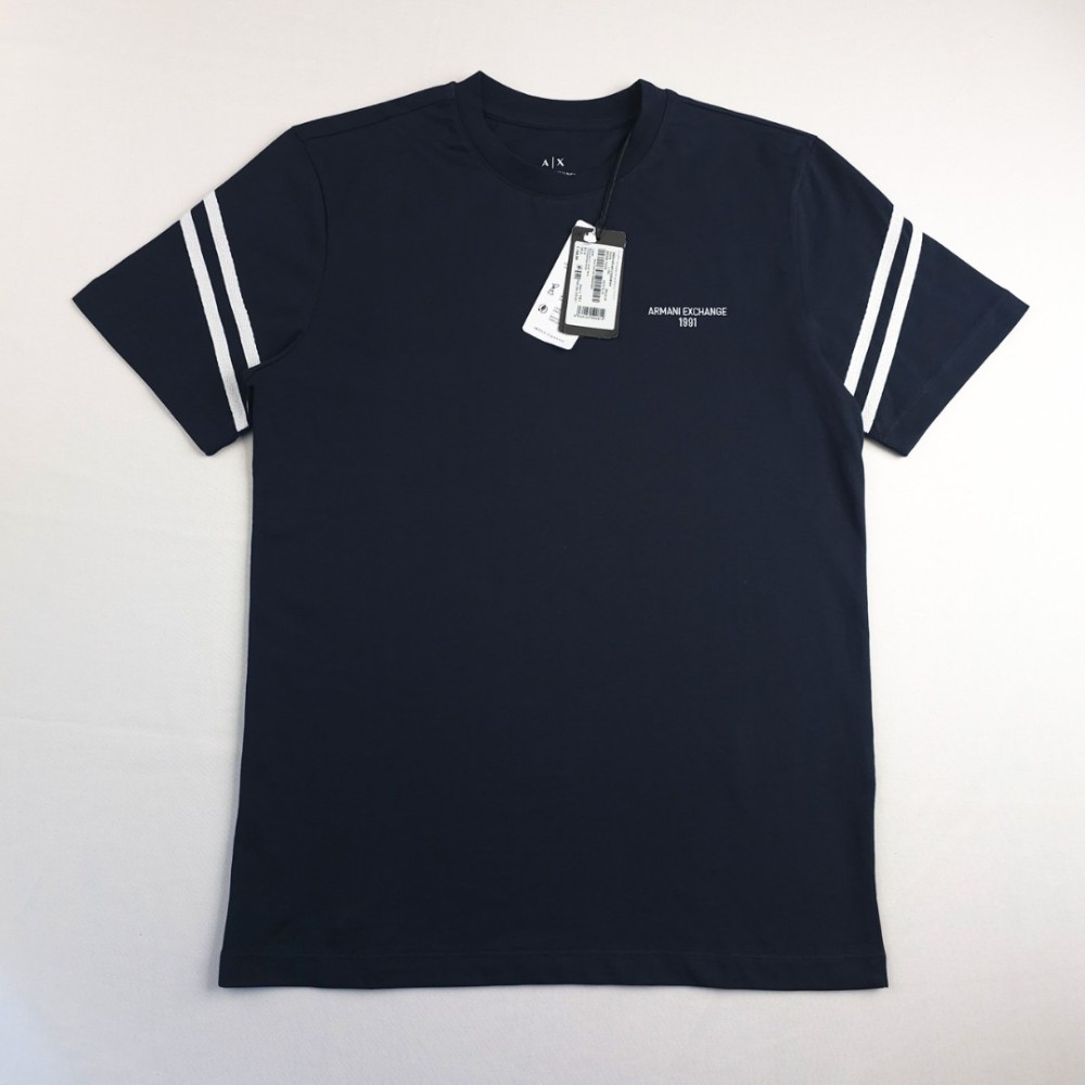 Exchange Short Sleeve Logo Navy T-Shirt