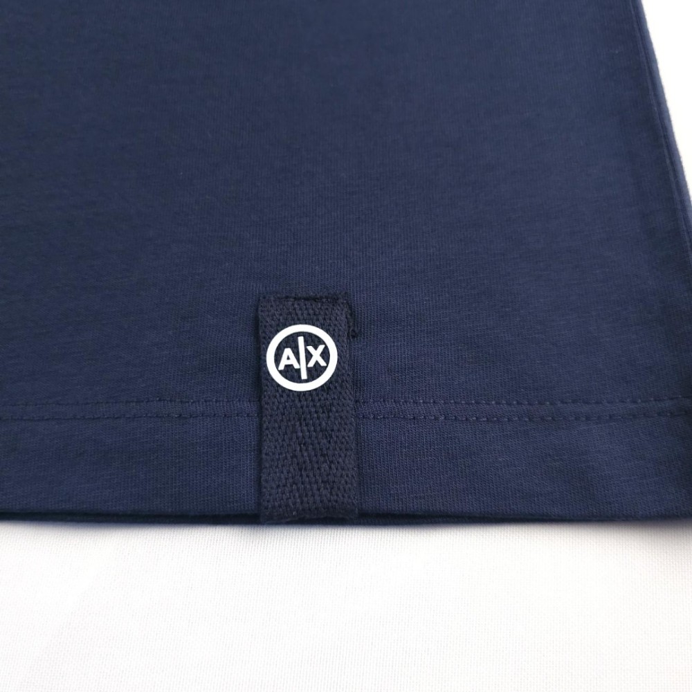 Exchange Short Sleeve Logo Navy T-Shirt