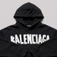 Distressed Tape Logo Hoodie