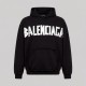 Distressed Tape Logo Hoodie