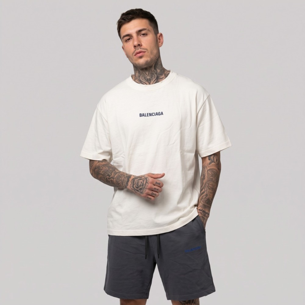 Signature Logo Cotton 2-Piece Set T-shirt & Shorts Signature Logo Cotton 2-Piece Set T-shirt & Shorts