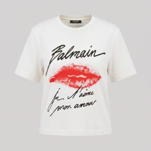 Women Kiss-Print Short-Sleeve T-Shirt