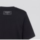 Women Kiss-Print Short-Sleeve T-Shirt Black