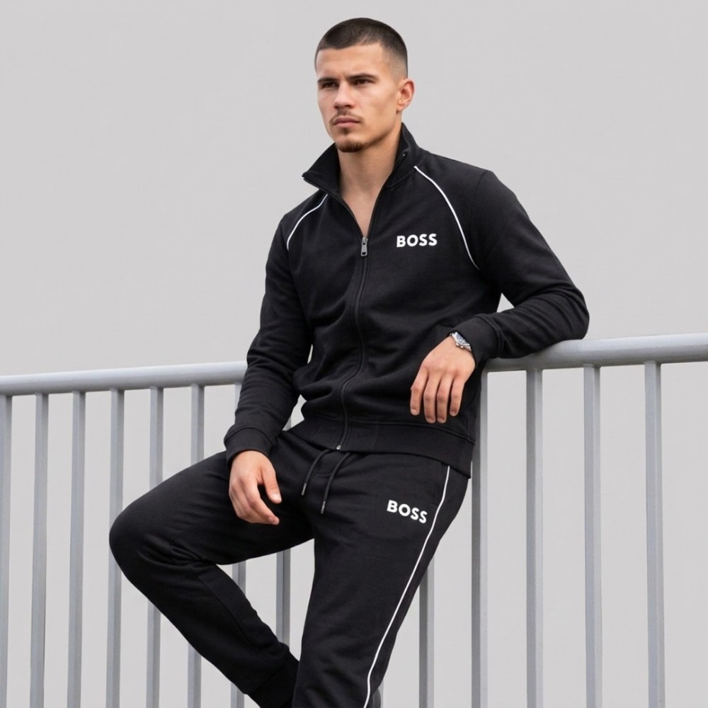 Mix & Match Signature Piped Tracksuit 2-Piece Set Mix & Match Signature Piped Tracksuit 2-Piece Set