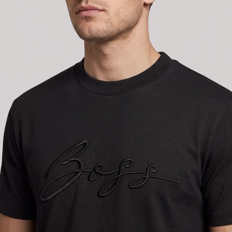 Normal-Fit Embroidered T-shirt In Cotton