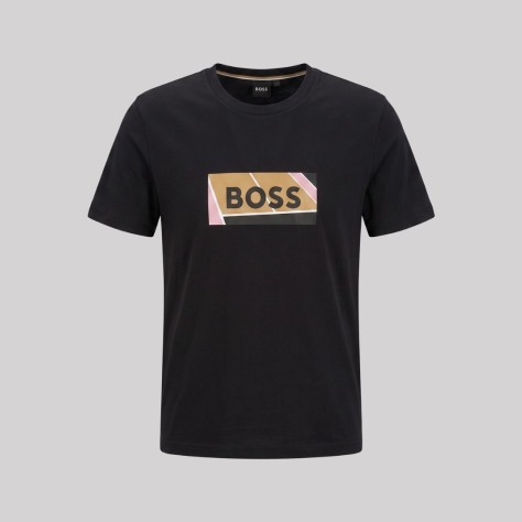 Graphic Logo-Print Black