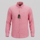 H-Roan Button-Down Slim-Fit Shirt Rose