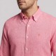 H-Roan Button-Down Slim-Fit Shirt Rose