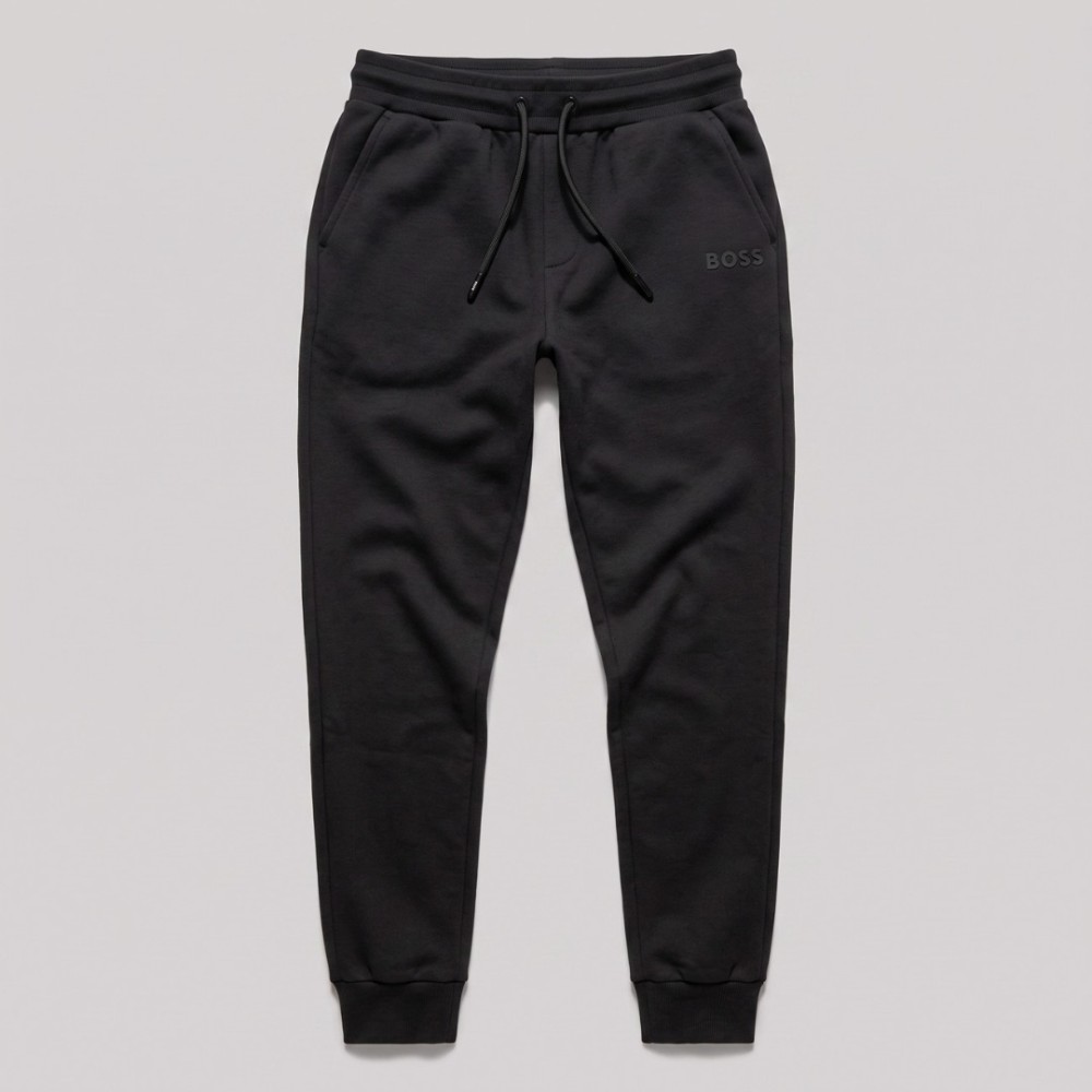 BOSS Sandwich Printed Logo Tracksuit in Black