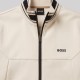 BOSS Sandwich Printed Logo Tracksuit in Beige