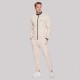 BOSS Sandwich Printed Logo Tracksuit in Beige