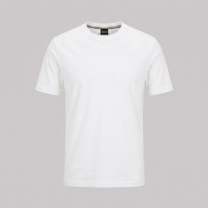 Cotton-Jersey Logo-Print White