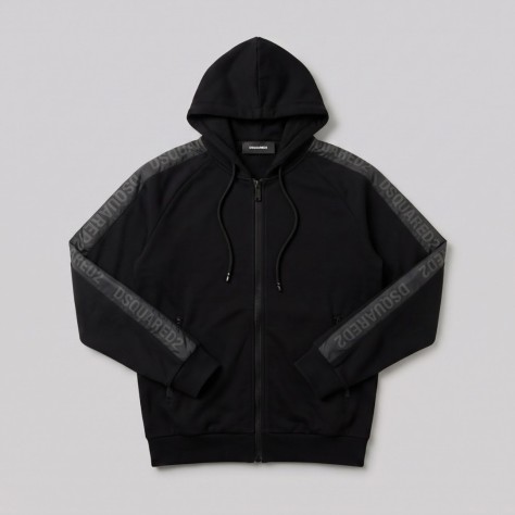 Cotton Sweat Suit With Stripe