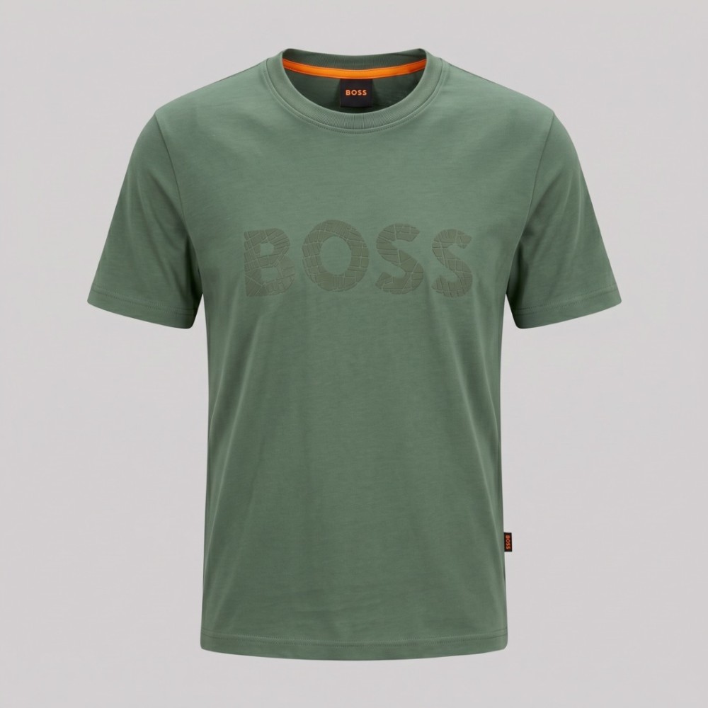 Signature Marble Logo T-Shirt Green