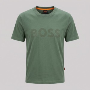 Signature Marble Logo T-Shirt Green