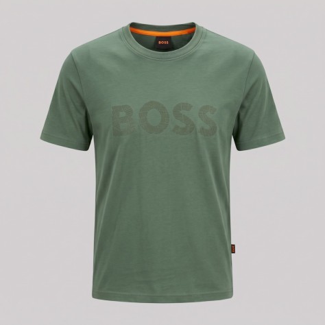 Signature Marble Logo T-Shirt Green