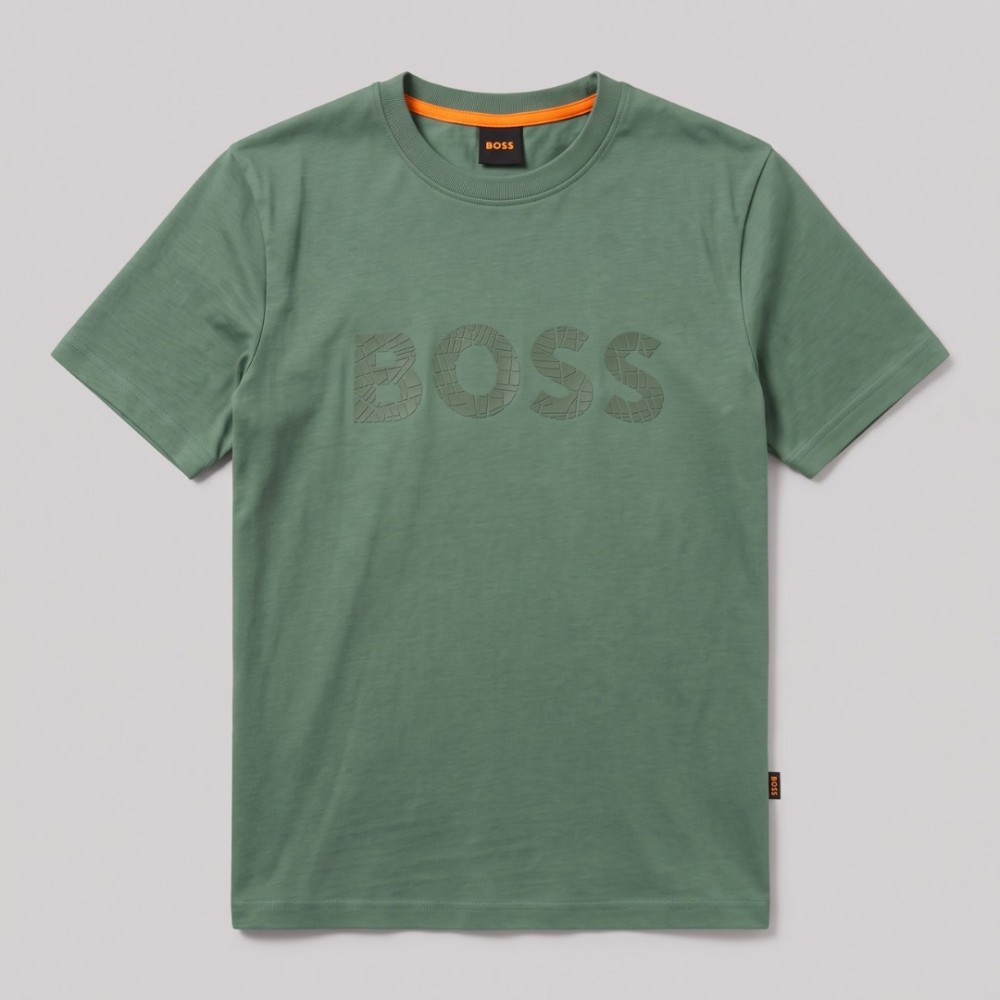 Signature Marble Logo T-Shirt Green