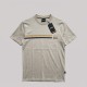 Double Stripe Logo T-Shirt in Light Beige 