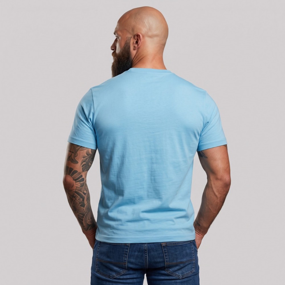 Signature Marble Logo T-Shirt Sky Blue Signature Marble Logo T-Shirt Sky Blue