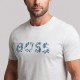 Signature Marble Logo T-Shirt White Blue Signature Marble Logo T-Shirt White Blue