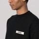 Logo-Patch Sweater Black