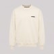 Logo-Patch Sweater Cream