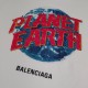 Planet Earth White Oversize T-Shirt