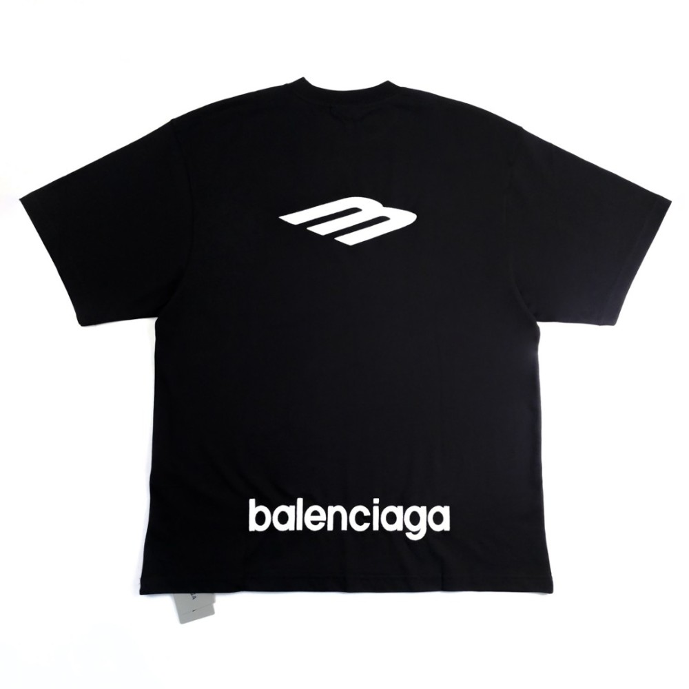 Logo Print Oversize Black