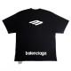 Logo Print Oversize Black