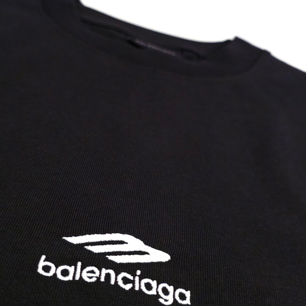 Logo Print Oversize Black