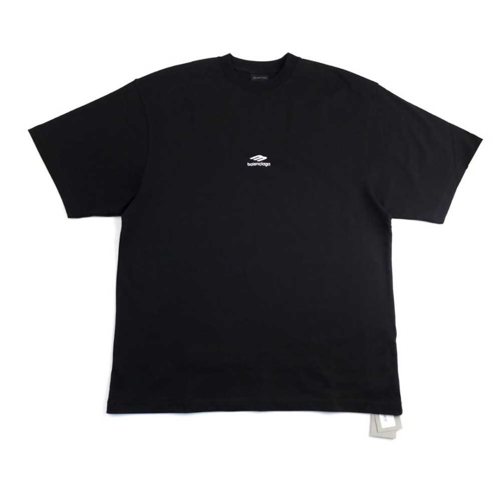 Logo Print Oversize Black