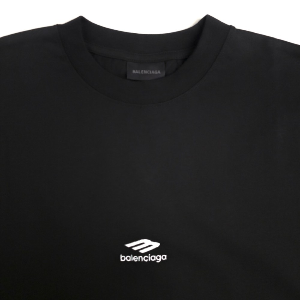 Logo Print Oversize Black
