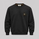 Signature H Embroidered Black Crewneck Sweatshirt Signature H Embroidered Black Crewneck Sweatshirt