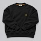 Signature H Embroidered Black Crewneck Sweatshirt Signature H Embroidered Black Crewneck Sweatshirt